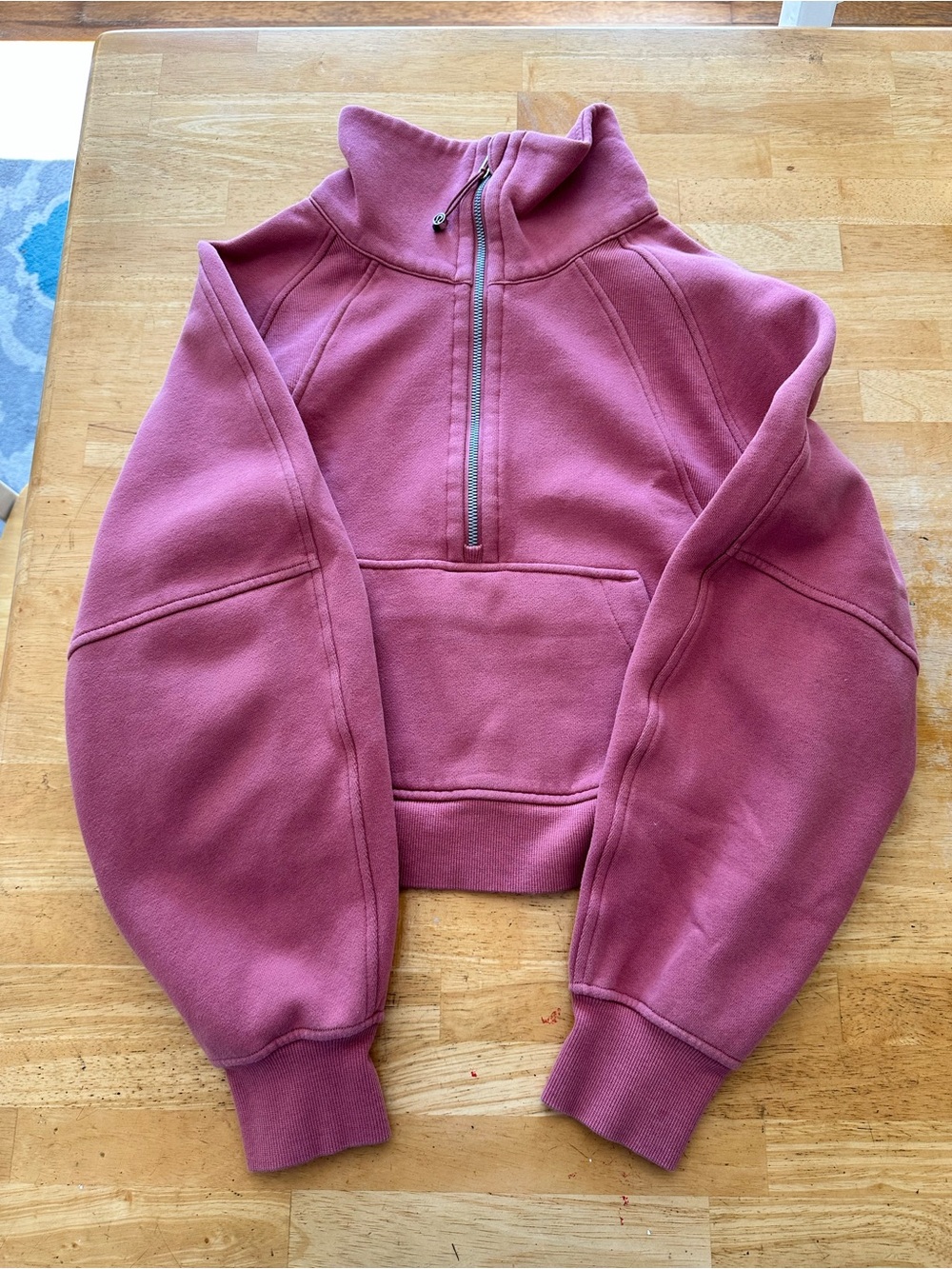 Lululemon half-zip crop scuba XS/S